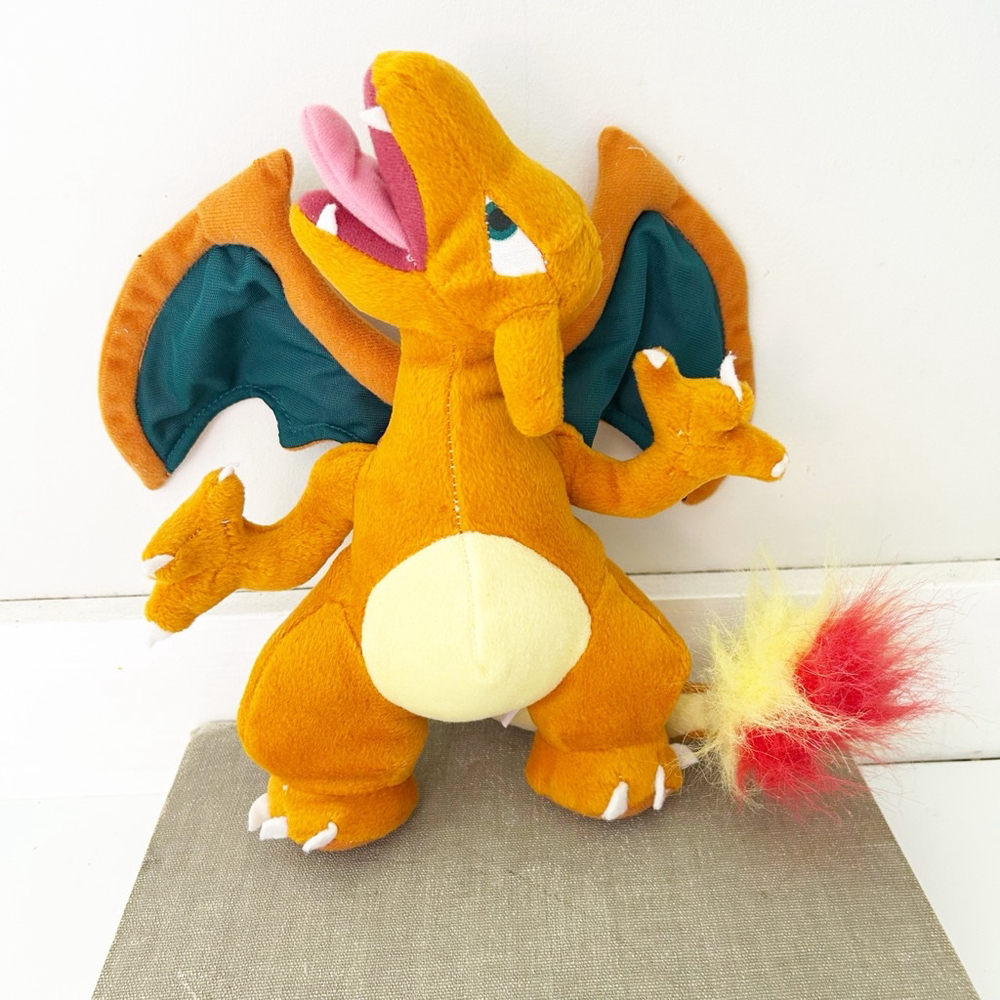 Vintage 1999 Pokemon Charizard Plush Toy Nintendo Kid-core Fandom